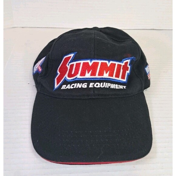 Summit Racing Equipment Black Hat Ball Cap 50 Years Embroidered Logos One Size - Picture 1 of 7